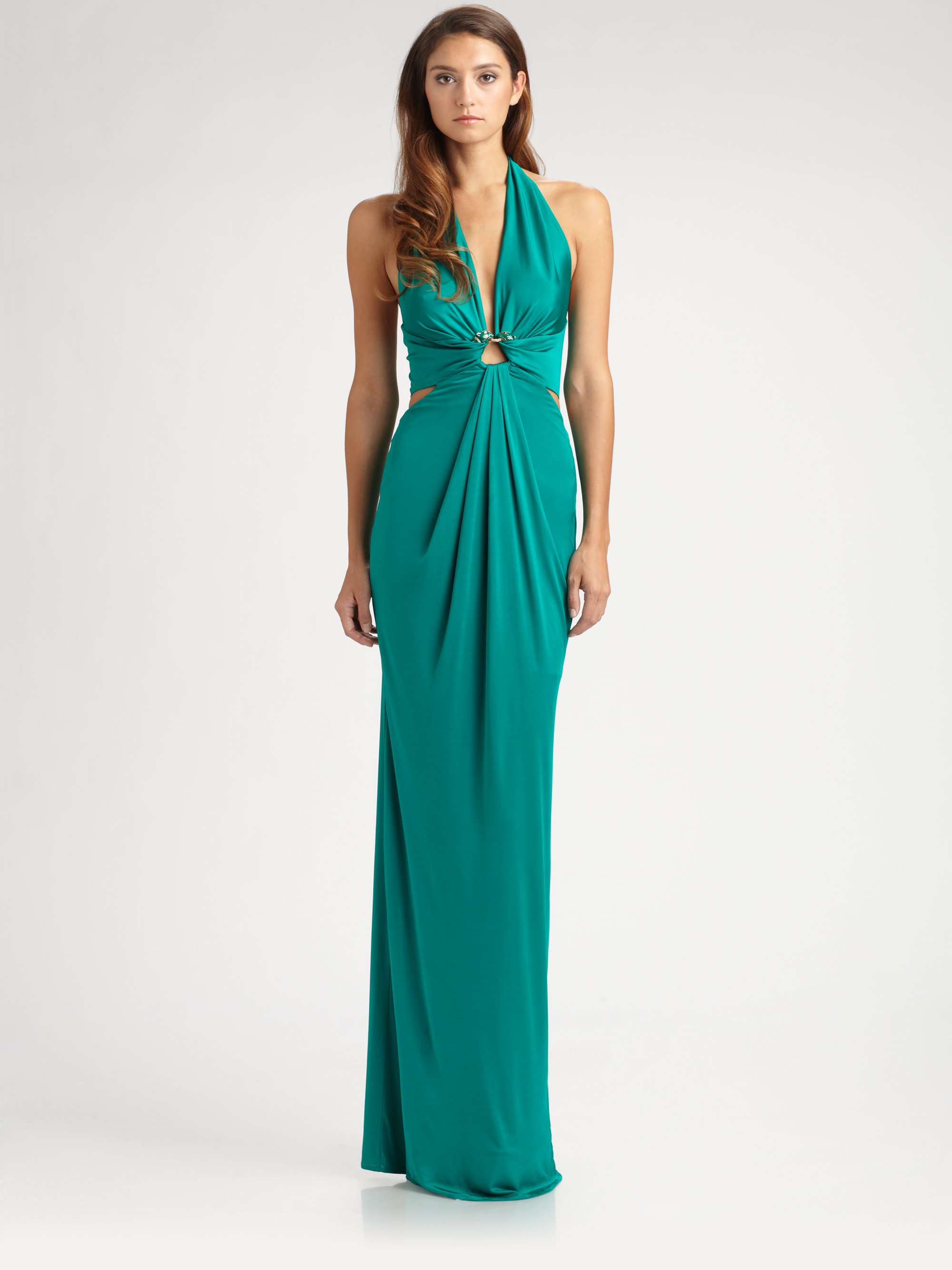 Roberto cavalli green dress Clearance