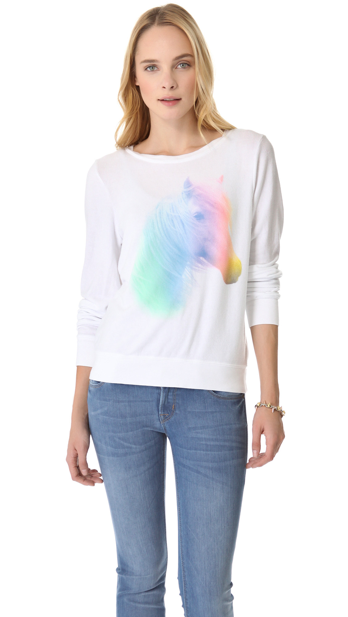 wildfox rainbow sweatshirt