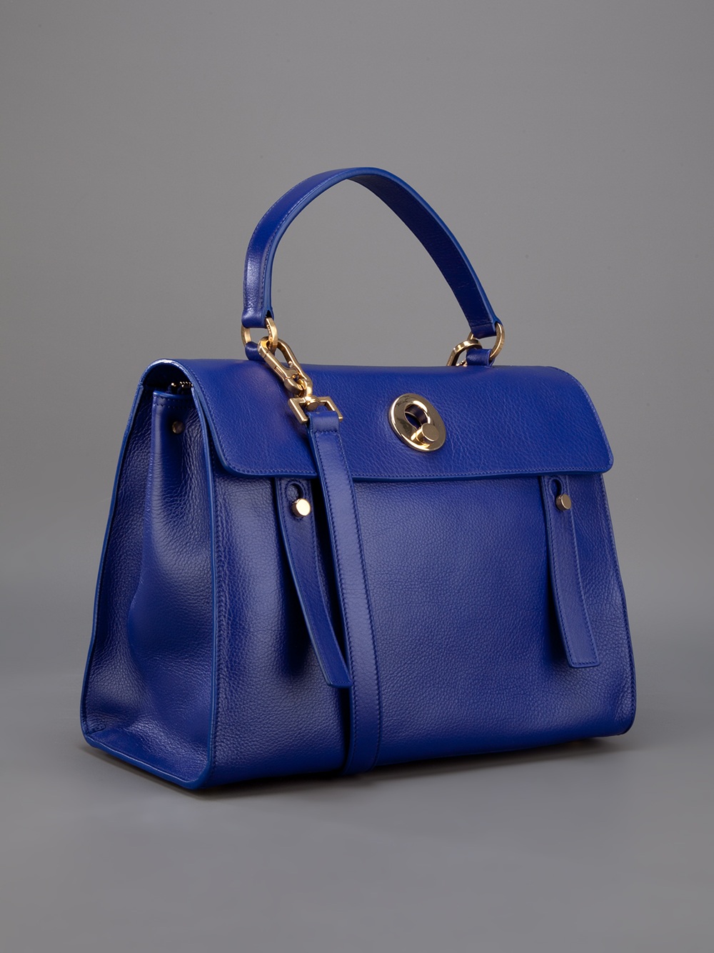 Saint laurent Muse 2 Tote in Blue | Lyst