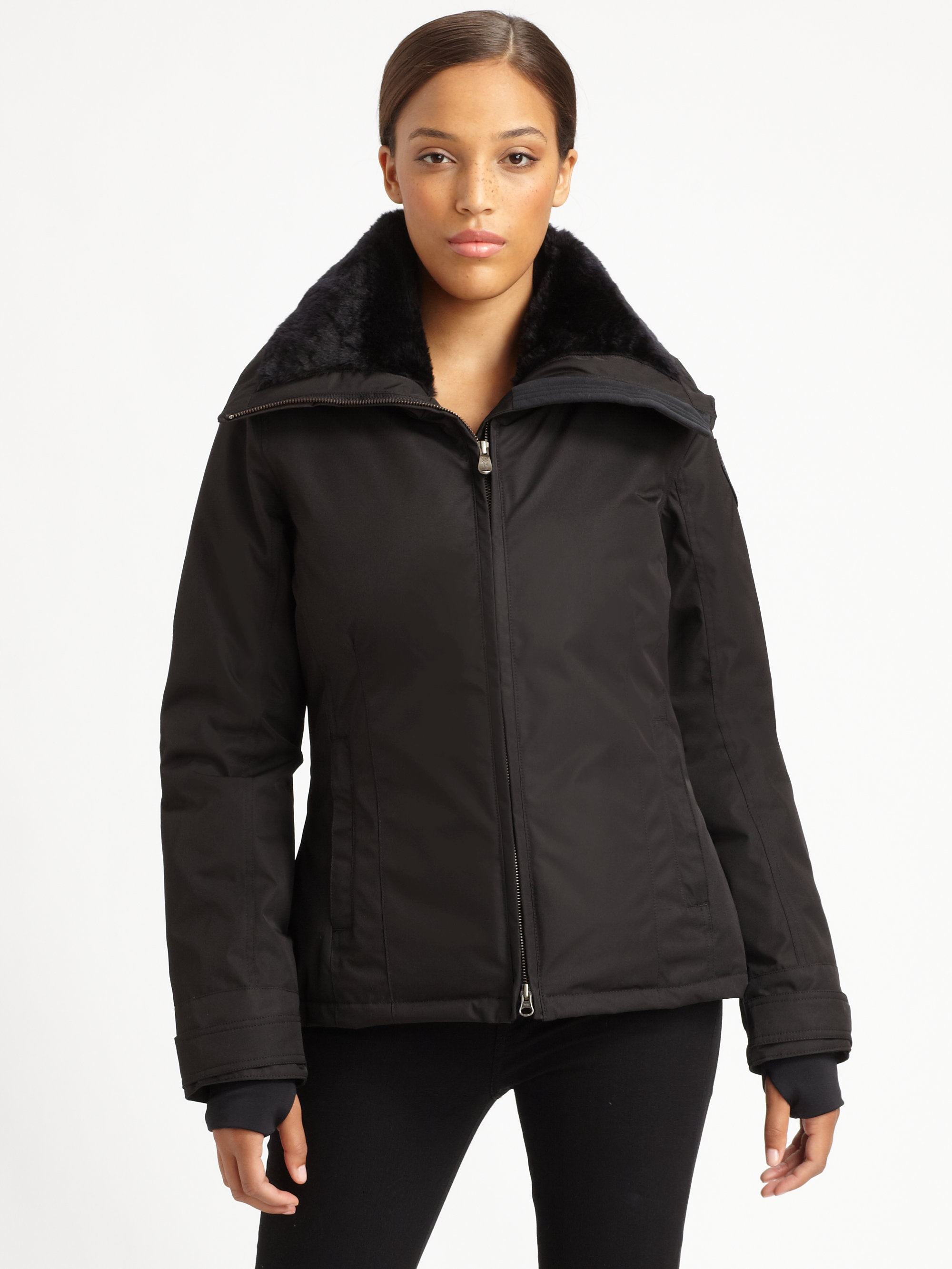 Lyst - Canada goose Thompson Down Jacket in Black