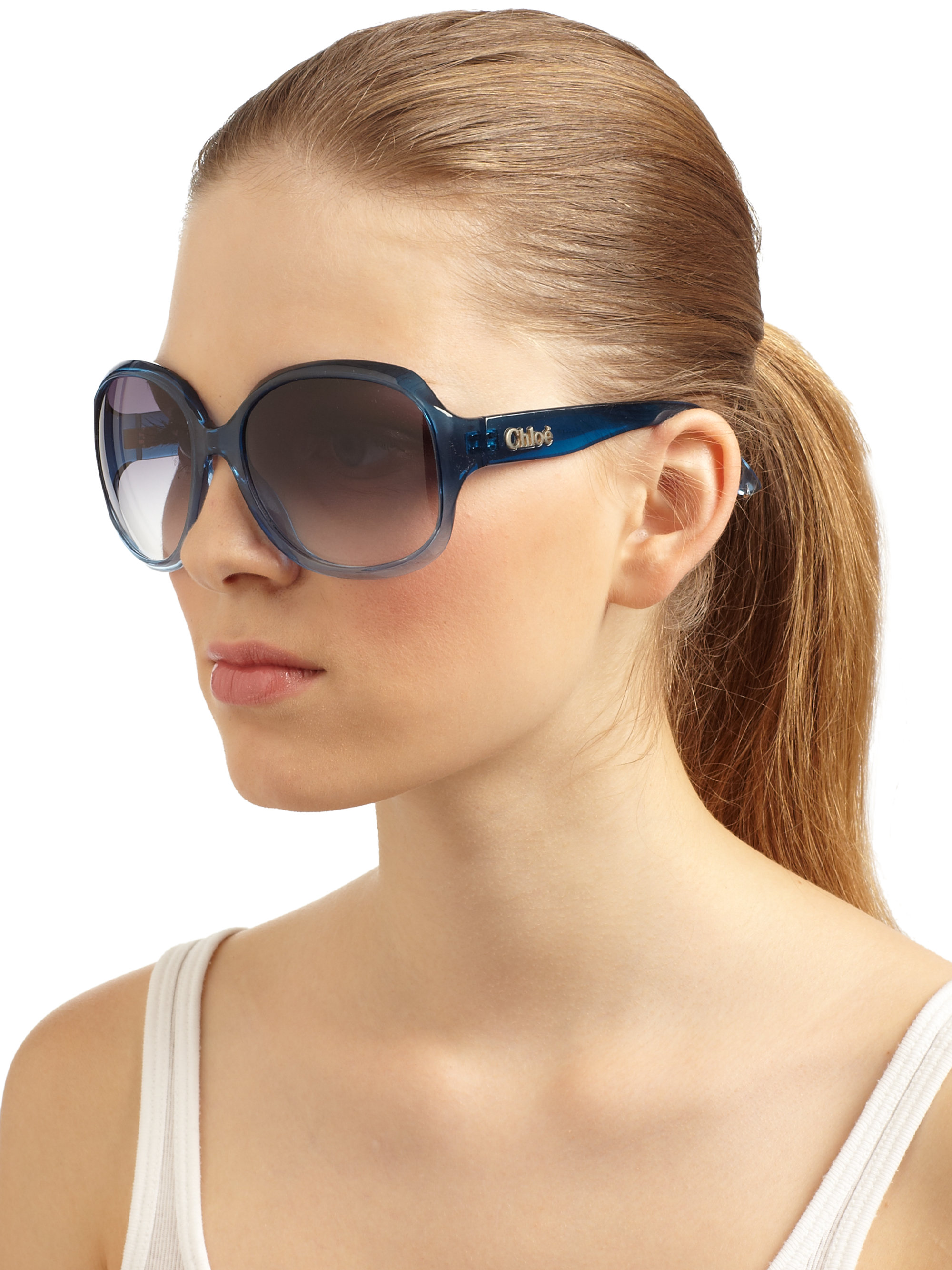 chloe sunglasses blue