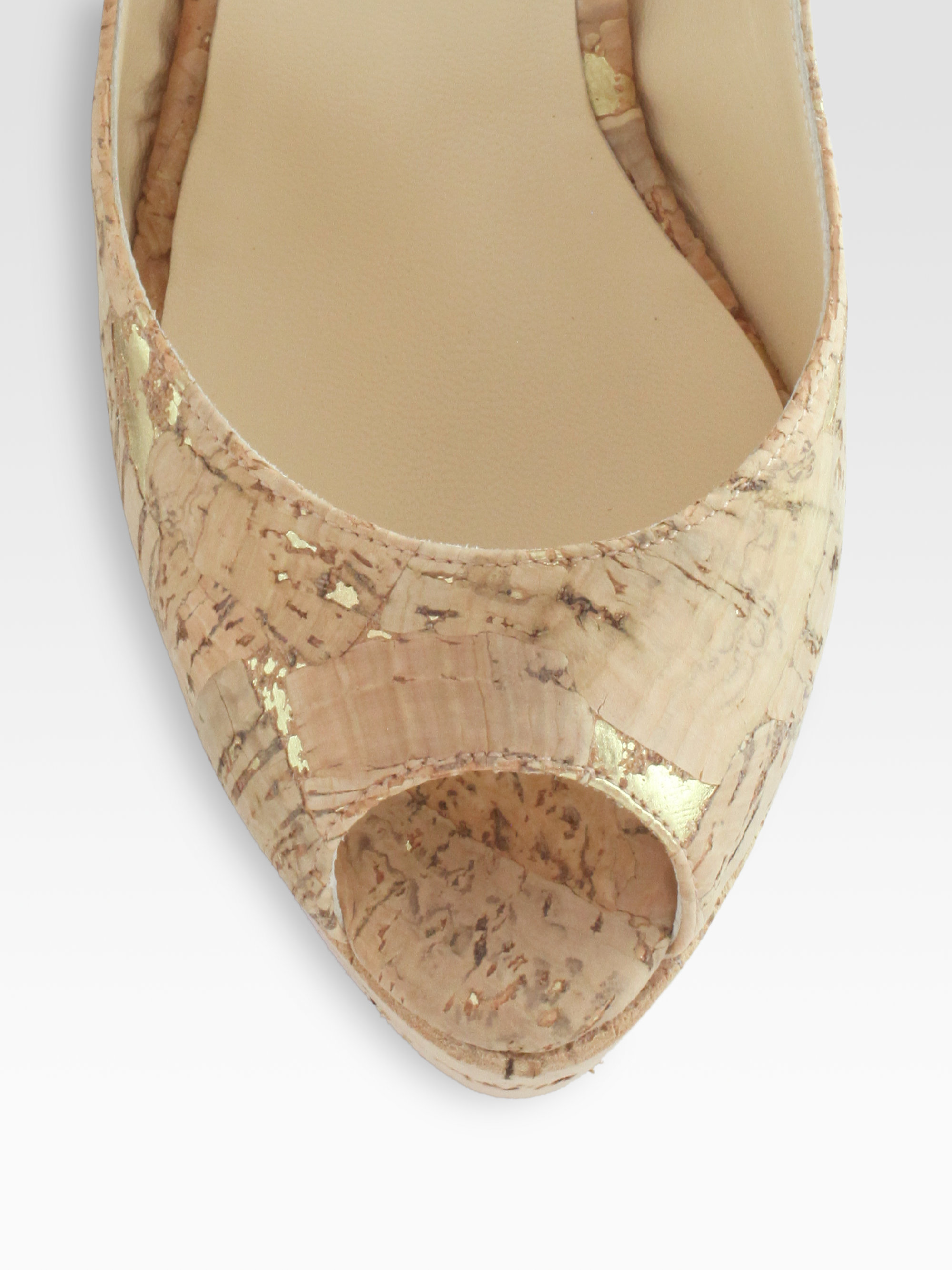 best replica christian louboutin shoes website - christian louboutin wedge slingback sandals Beige cork | The ...