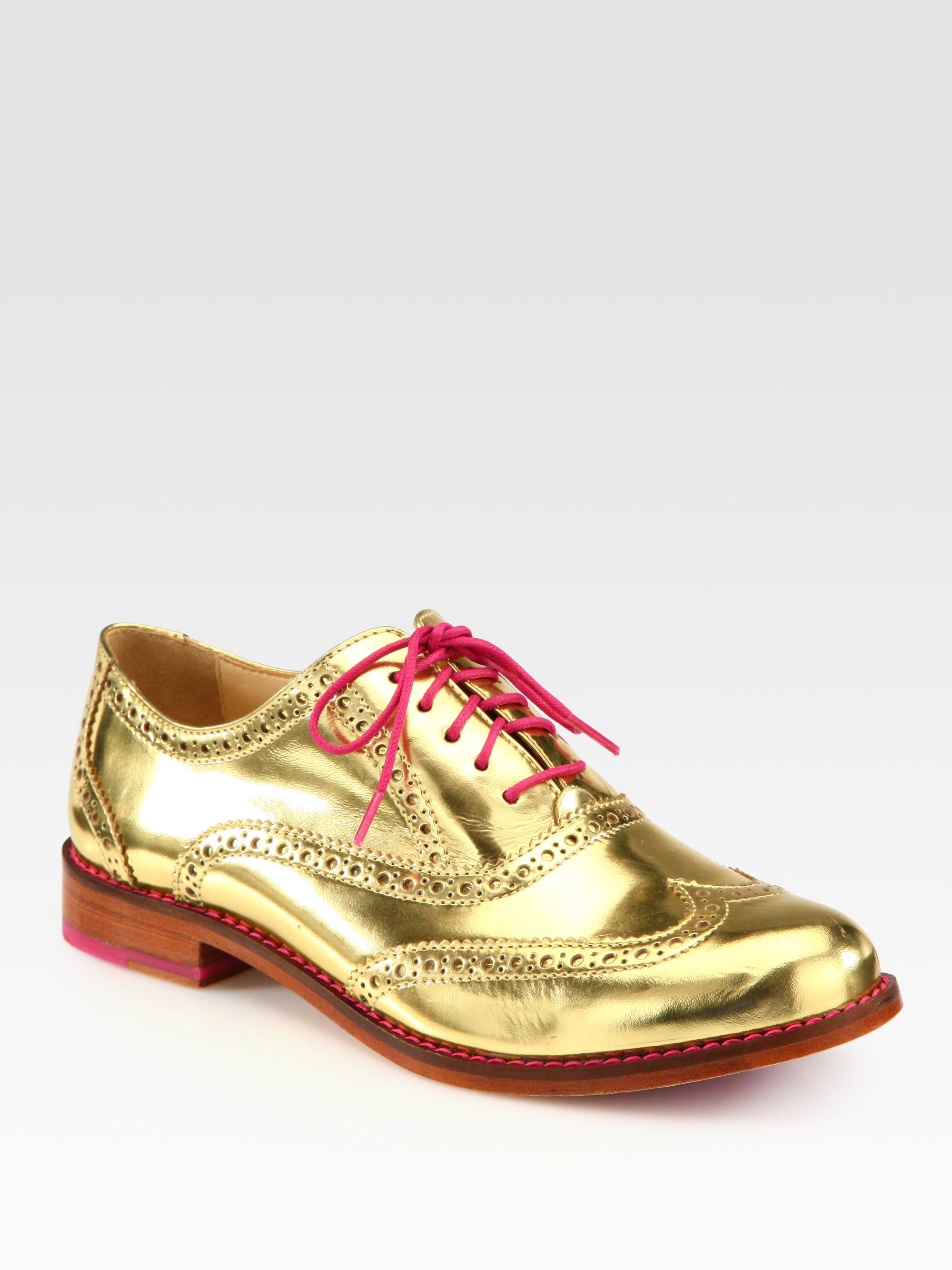 Cole Haan Metallic Leather Oxford 