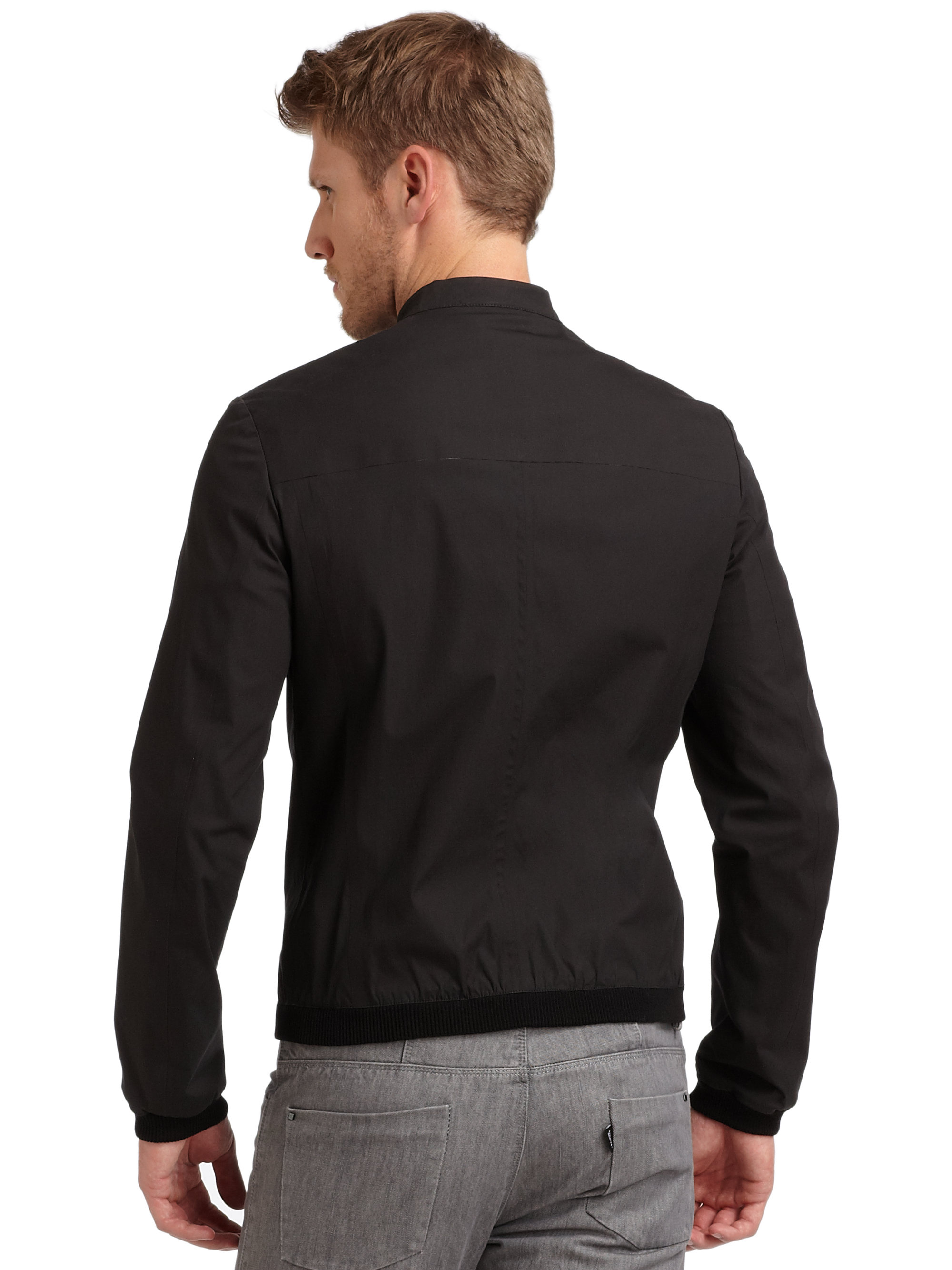 CoSTUME NATIONAL Canvas Jacket in Black for Men Lyst