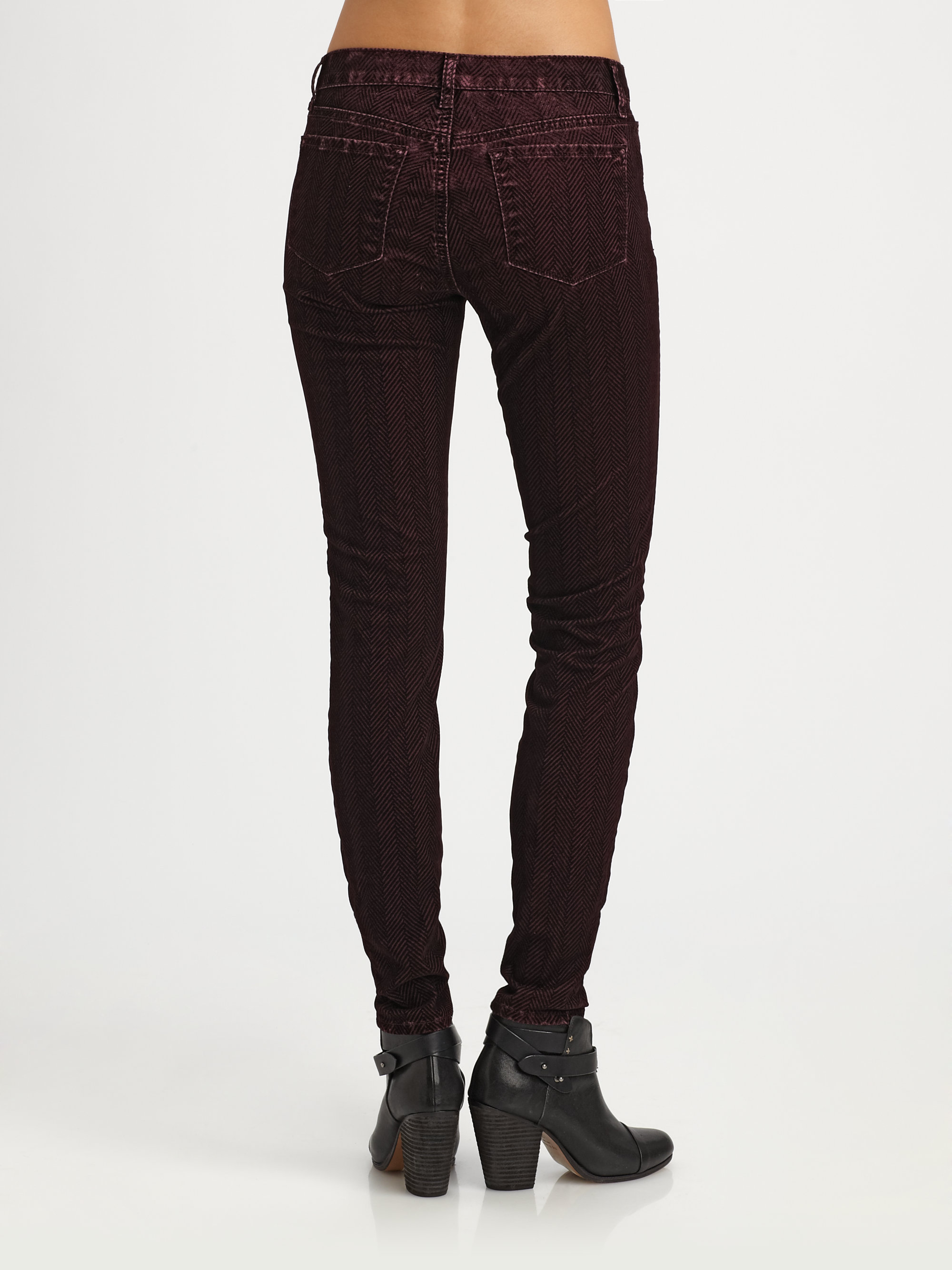j brand velvet skinny jeans