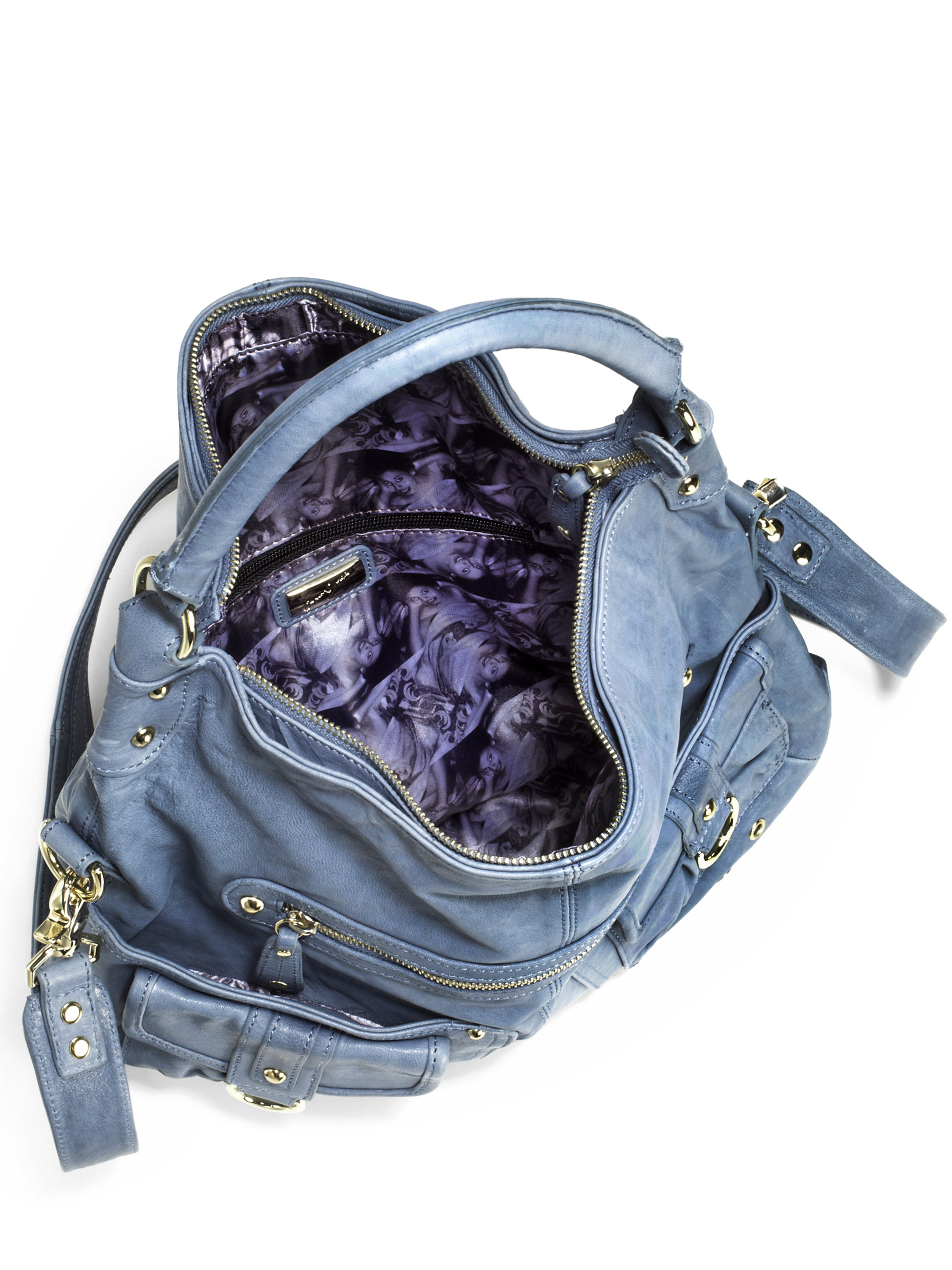 Junior drake Claudia Convertible Crossbody Bag in Blue | Lyst