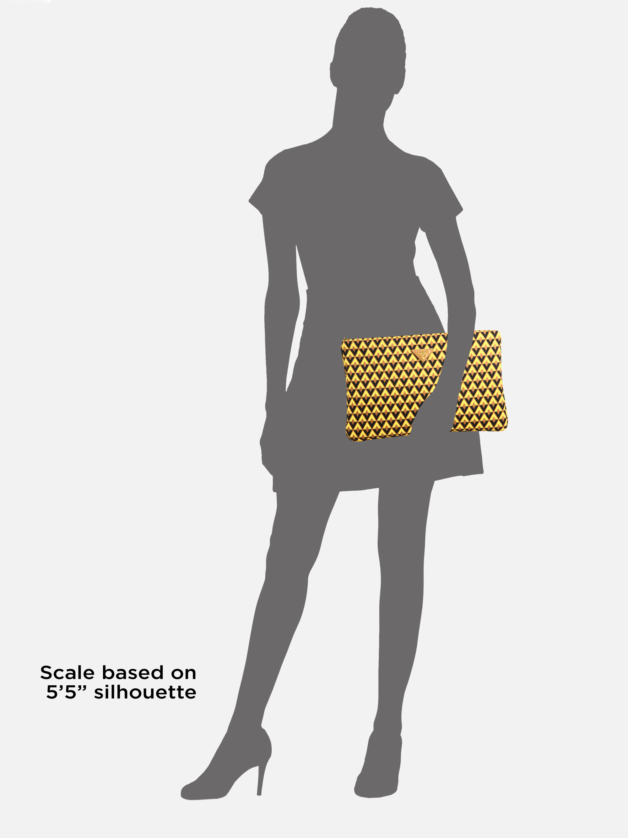Prada Tessuto Jacquard Clutch in Yellow (yellowtan) | Lyst Prada Tessuto Jacquard Clutch in Yellow (yellowtan) | Lyst