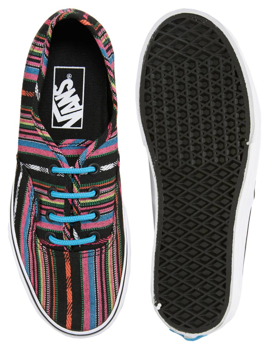 Vans Authentic Multi Stripe Lace Up Trainers - Lyst