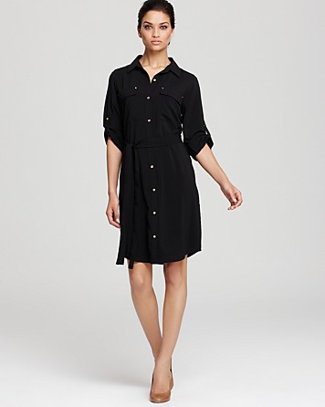 calvin klein shirtdress