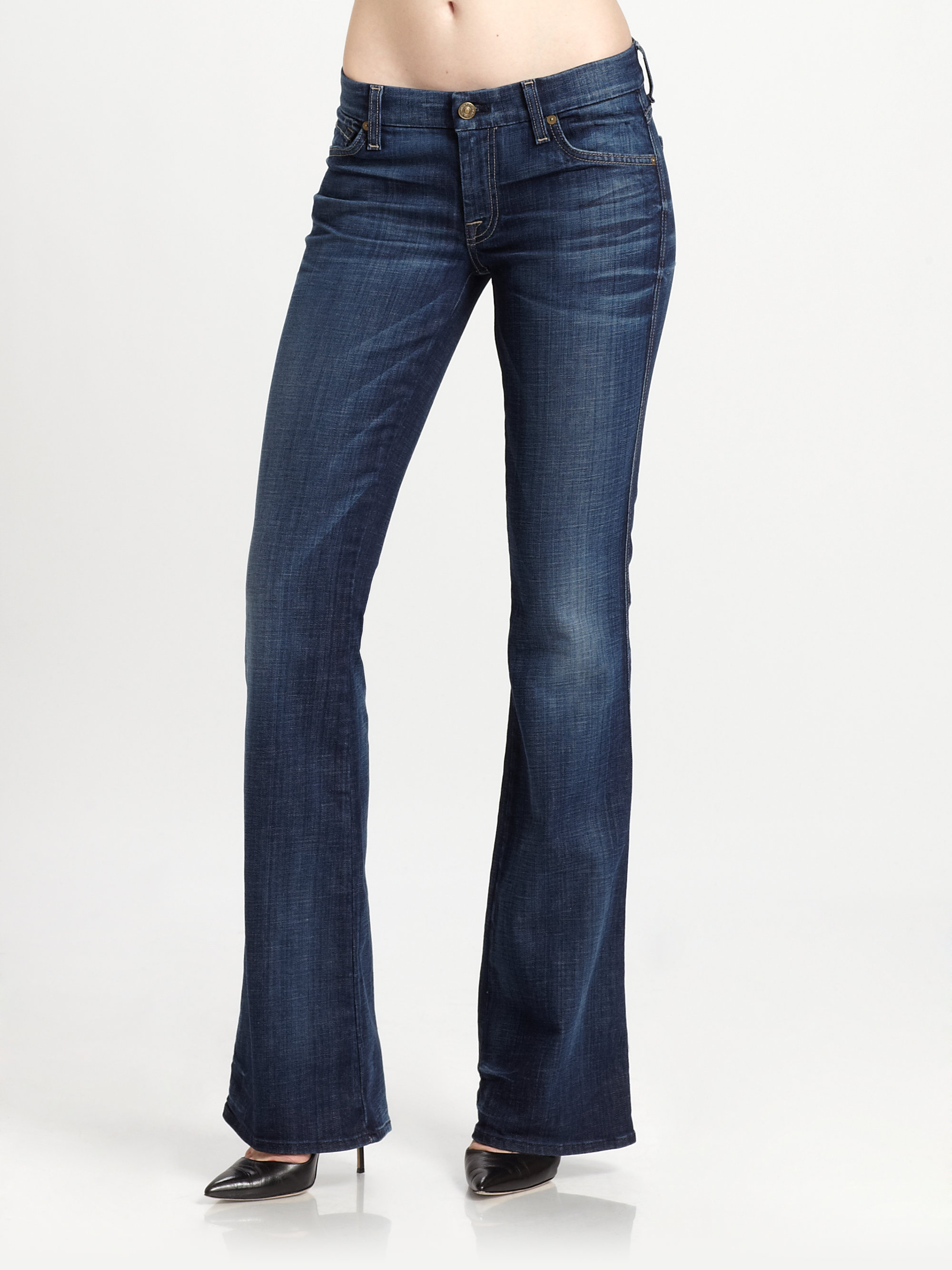 7 For All Mankind Apocket Bootcut Jeans in Blue Lyst