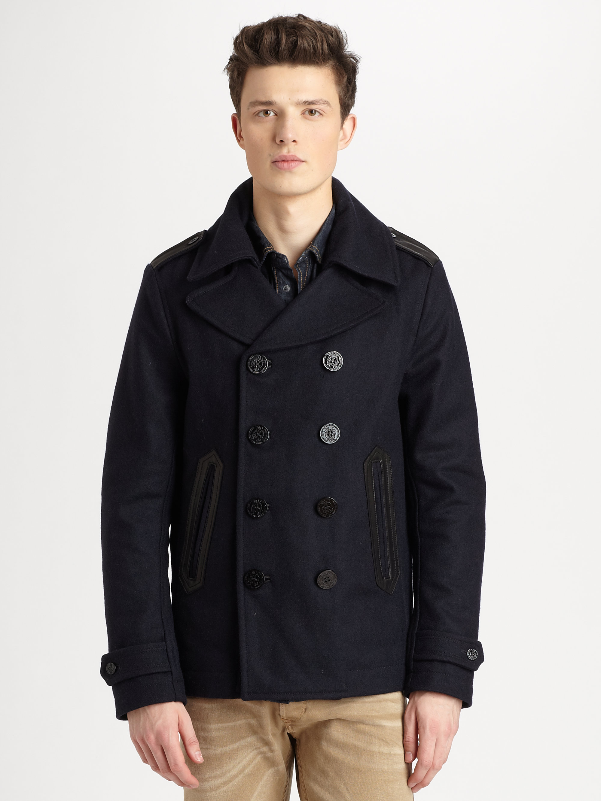 diesel pea coat