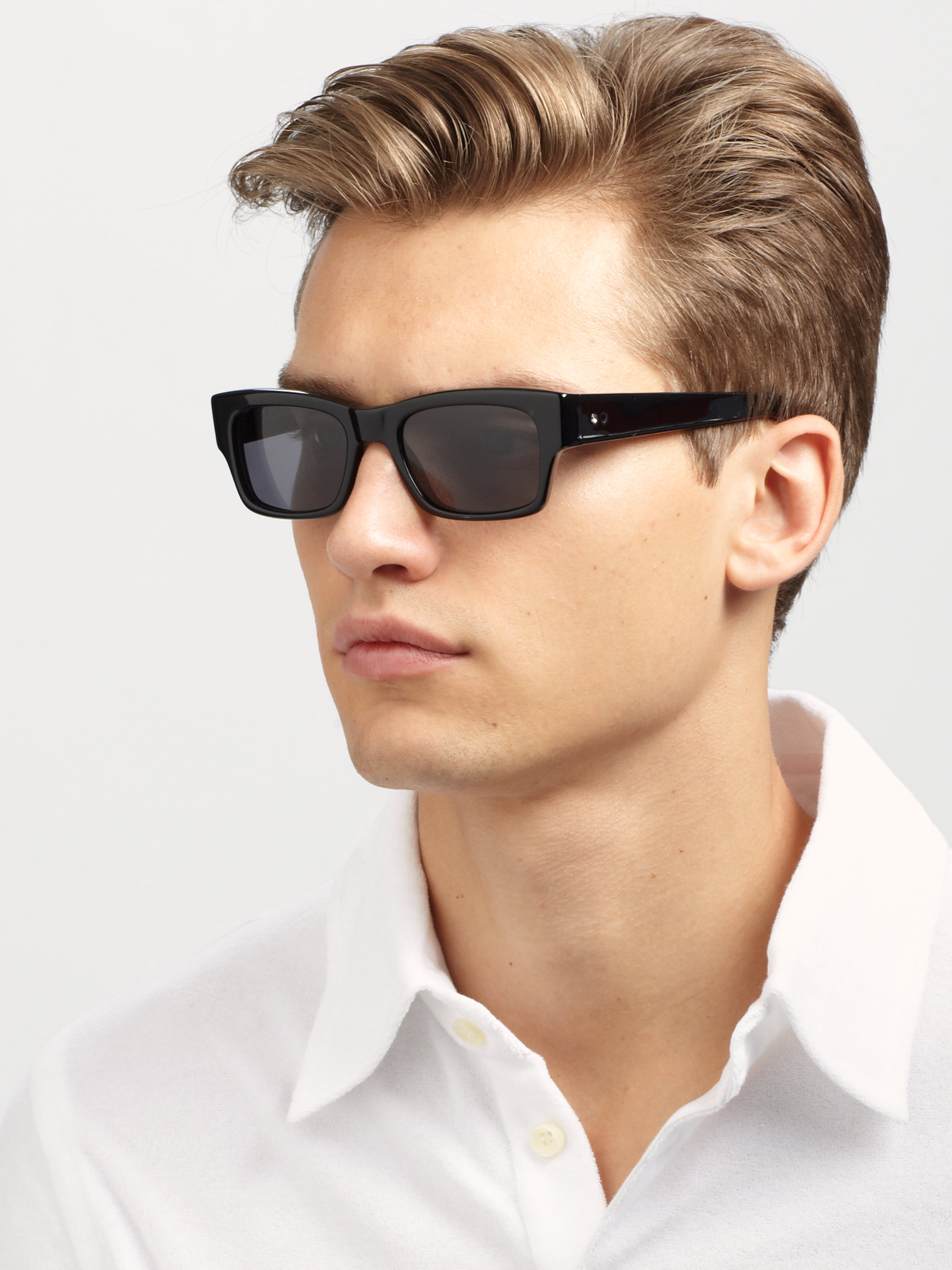 Paul Cortland Acetate Sunglasses Black Men | Lyst