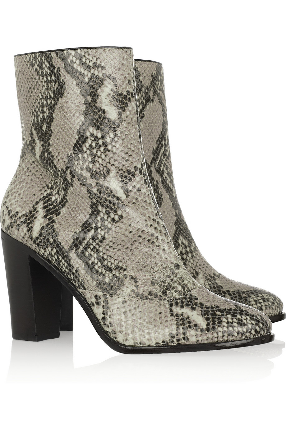 womens snakeskin ankle boots