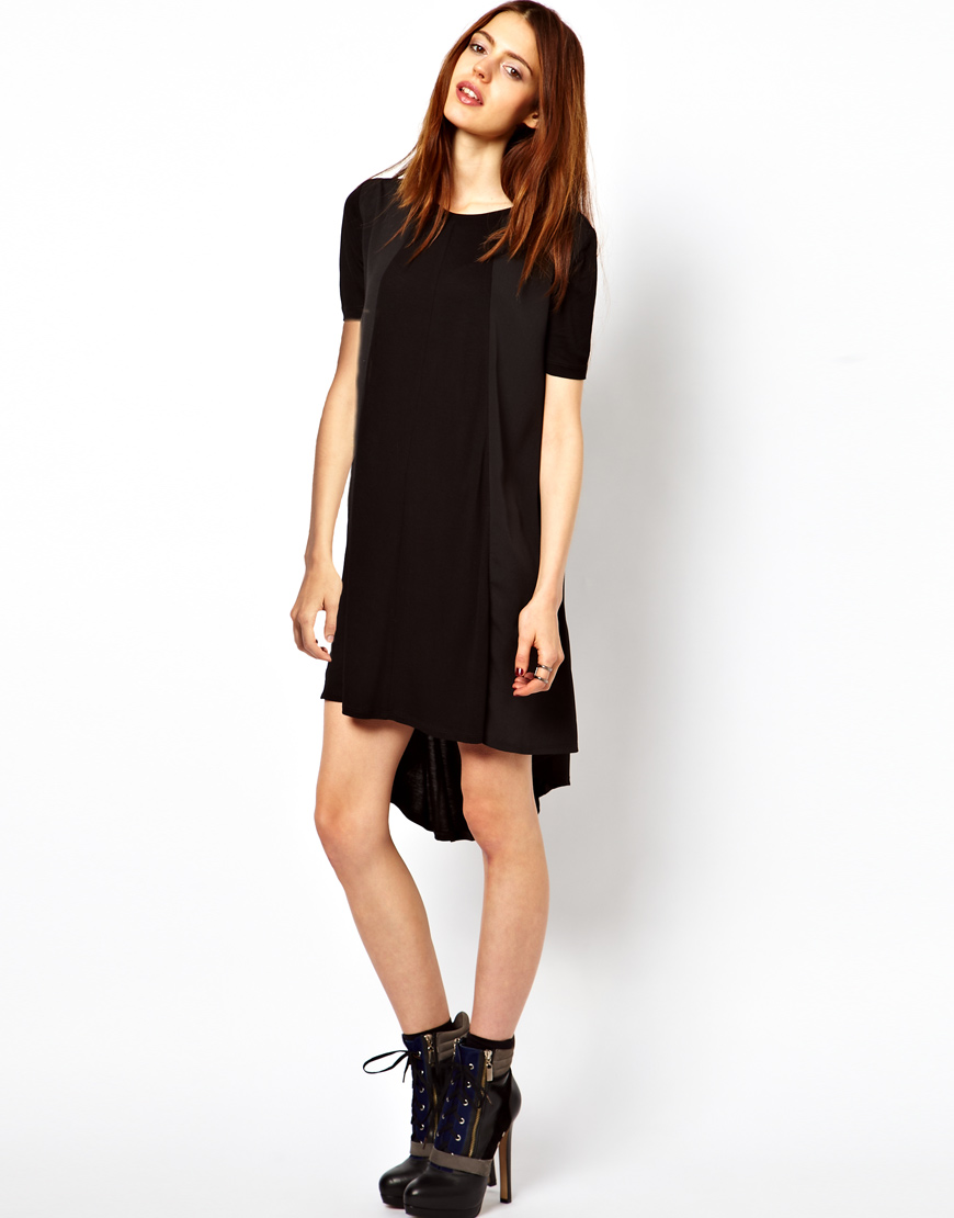 high low swing dress