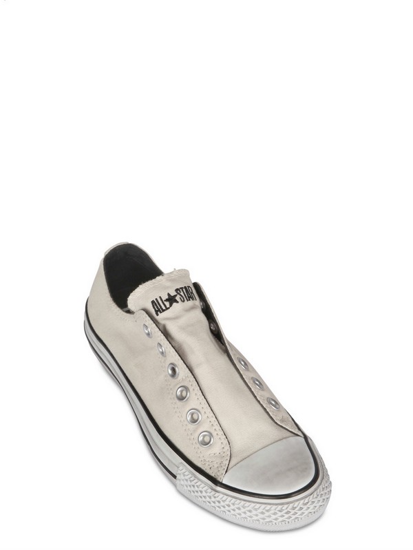 converse laceless trainers