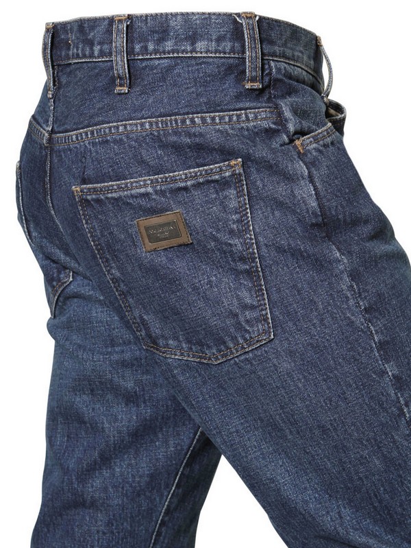 Dolce & gabbana High Rise Regular Fit Denim Jeans in Blue for Men ...