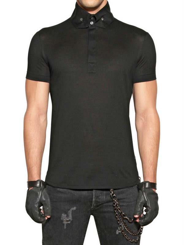 Karl Lagerfeld Cotton Jersey Pique High 