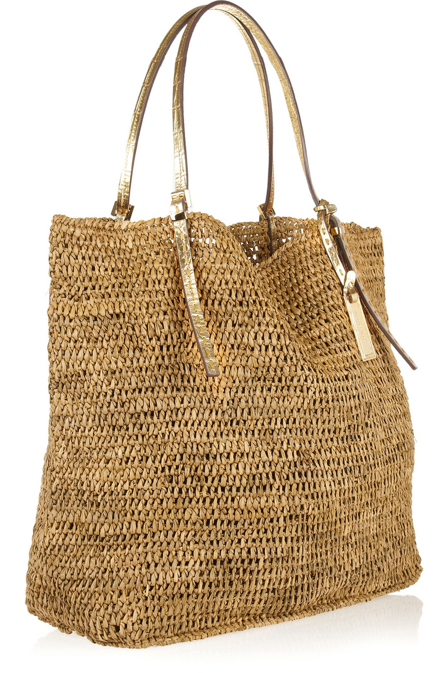 Michael kors raffia bag on sale