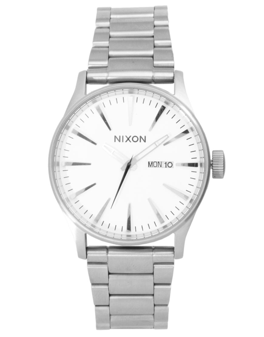 nixon sentry silver