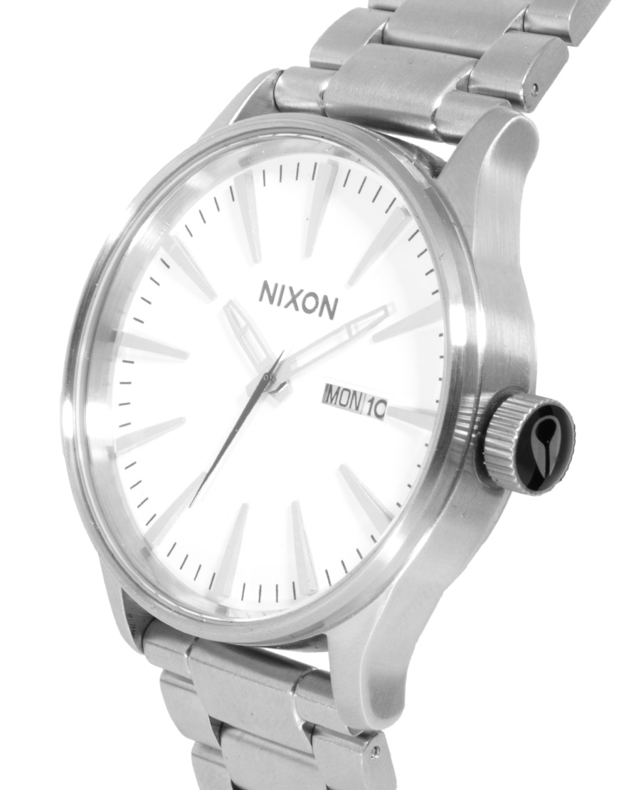 nixon sentry ss silver
