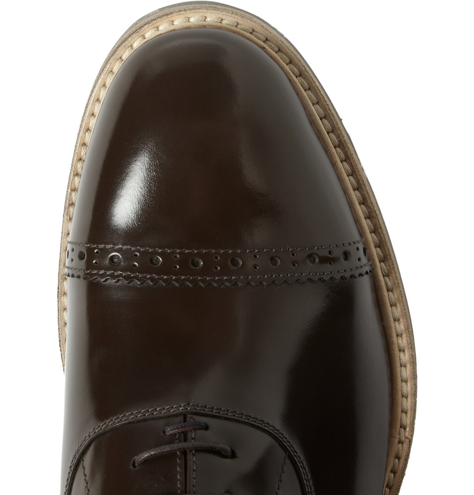 Paul Smith Leather Derby Shoes in Brown for Men Lyst Paul Smith Leather Derby Shoes in Brown for Men Lyst