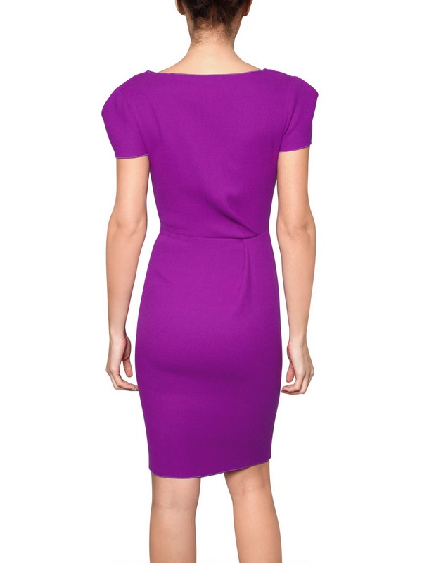 Roksanda Ayden Woolcrepe Dress in Purple (violet) | Lyst