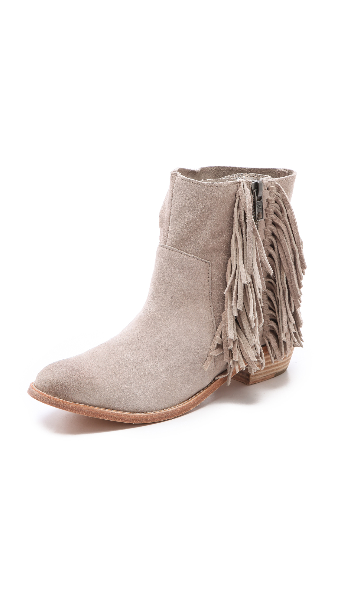 zadig and voltaire fringe boots