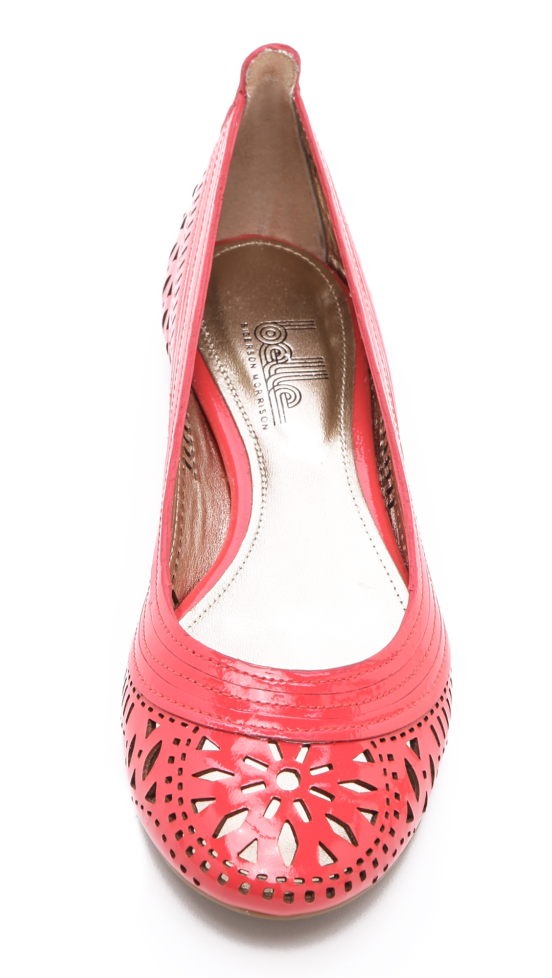 laser cut ballet flats