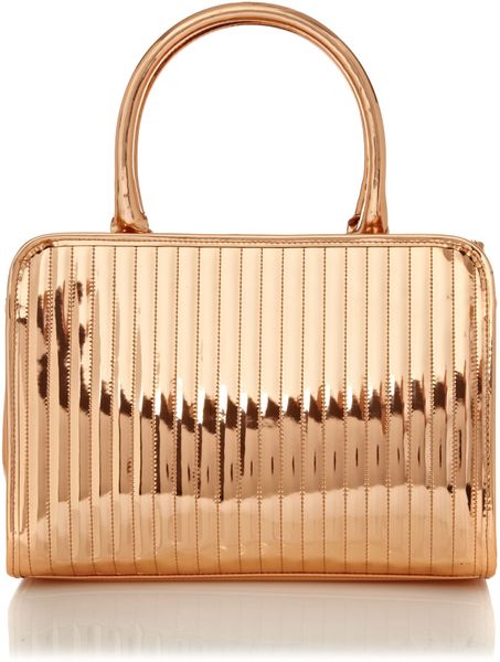 Ted Baker Tote Bag in Gold (pink) | Lyst