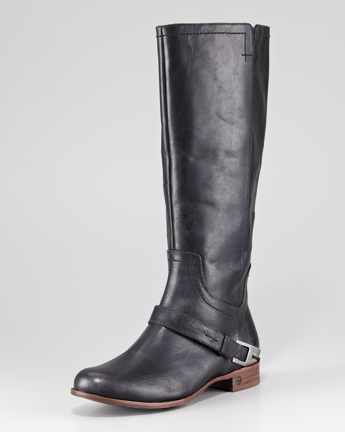 ugg channing leather riding boots 