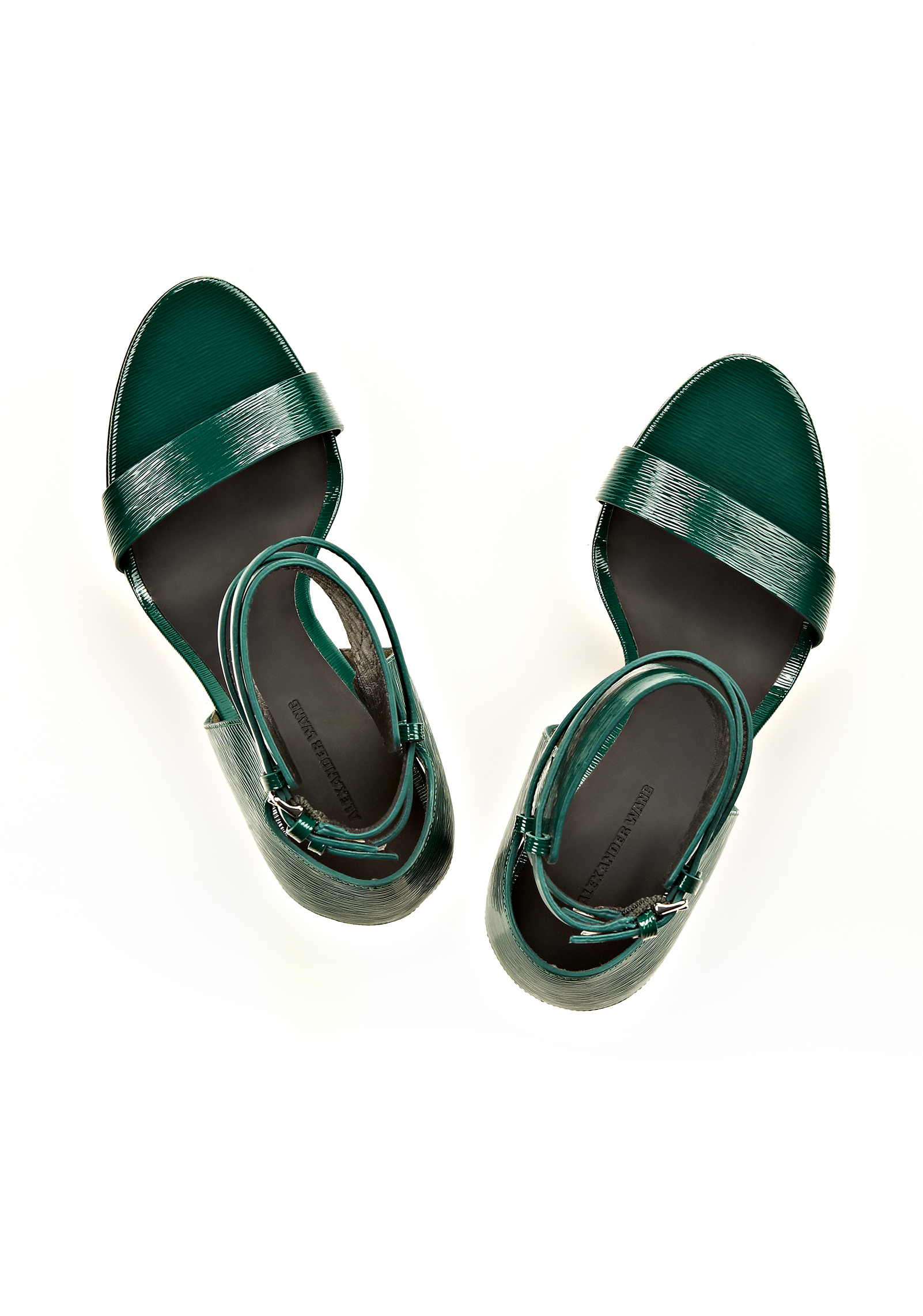 Lyst - Alexander wang Ankle Cuff Sandals in Green