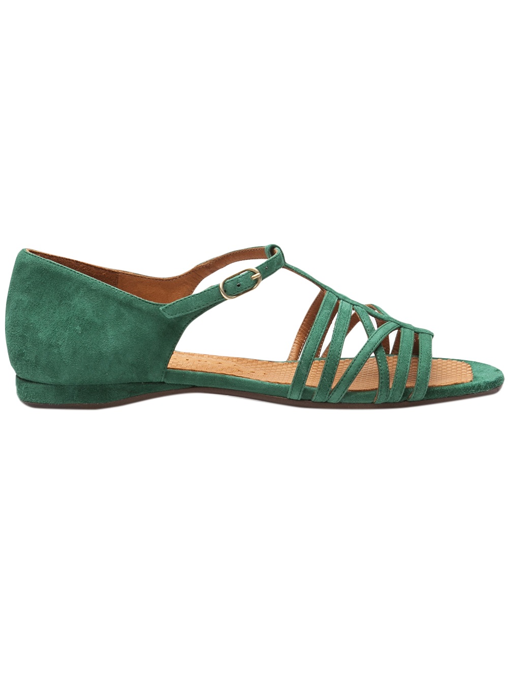 Chie Mihara Gipsy Flat in Green - Lyst