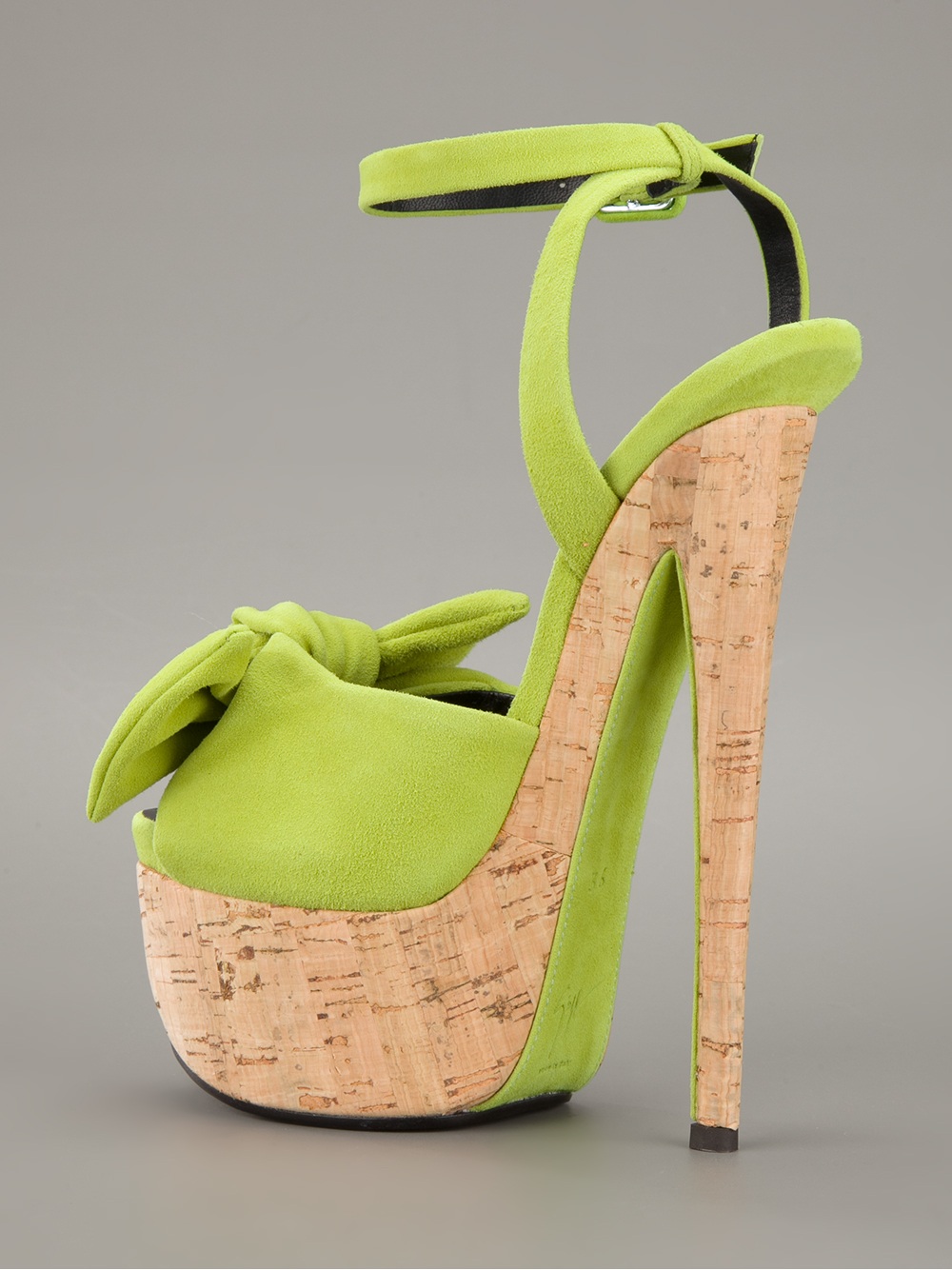 giuseppe zanotti green heels