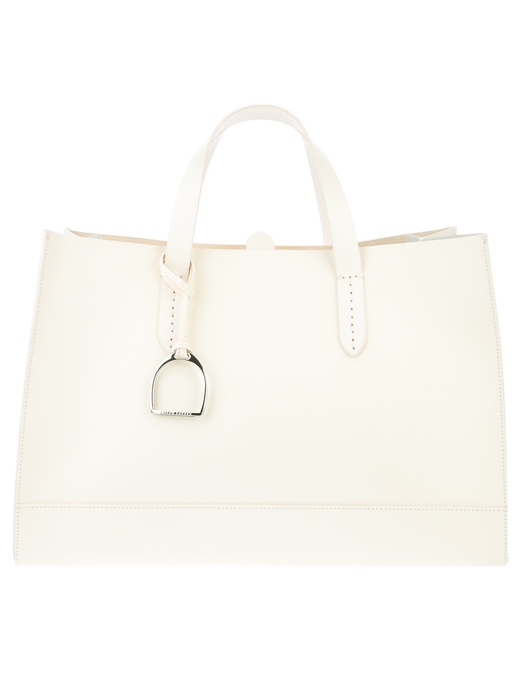 Ralph Lauren Tote Bag in White | Lyst