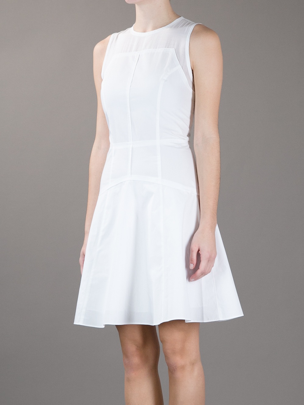 Lyst - Proenza Schouler Aline Dress in White