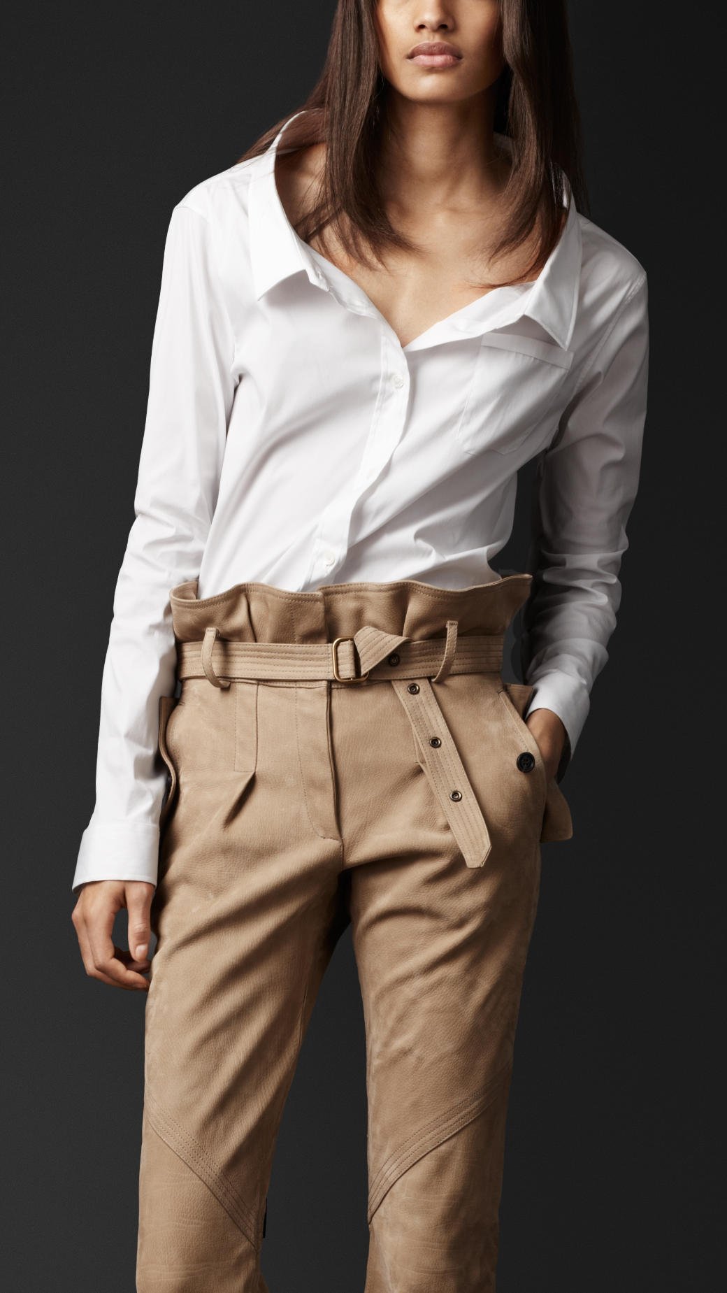 Burberry Clothing Burberry Women's White Button Down Shirt