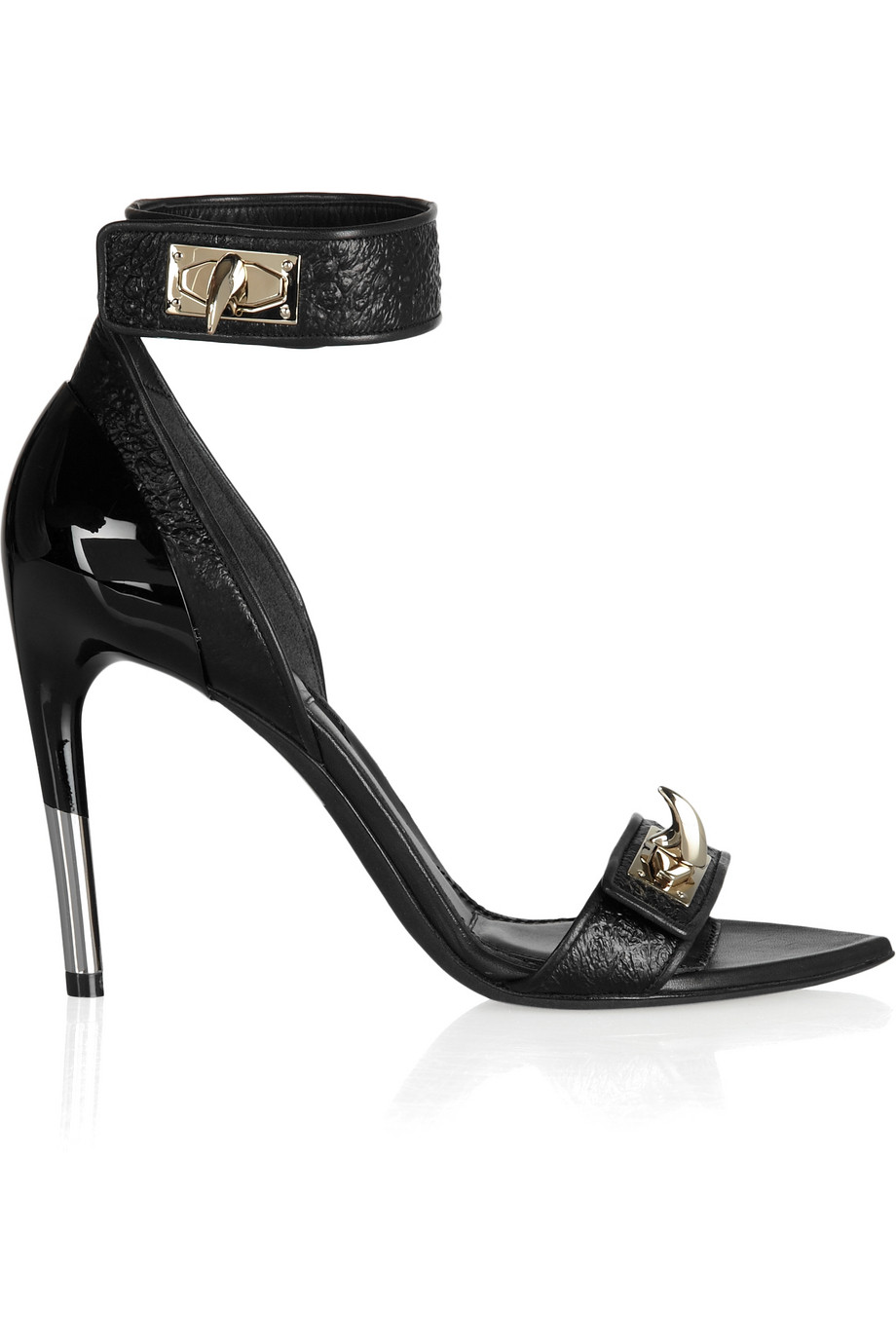 Givenchy Embellished Hagfish Sandals in Black - Lyst