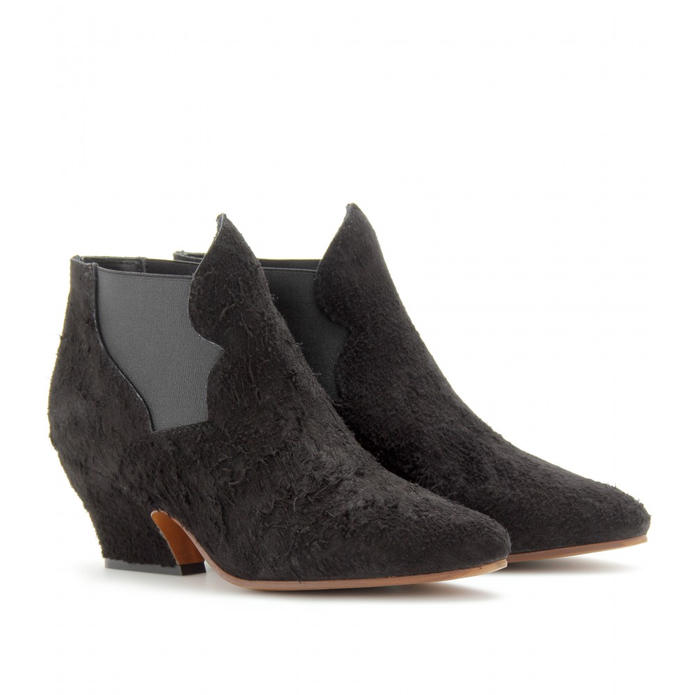 acne suede ankle boots