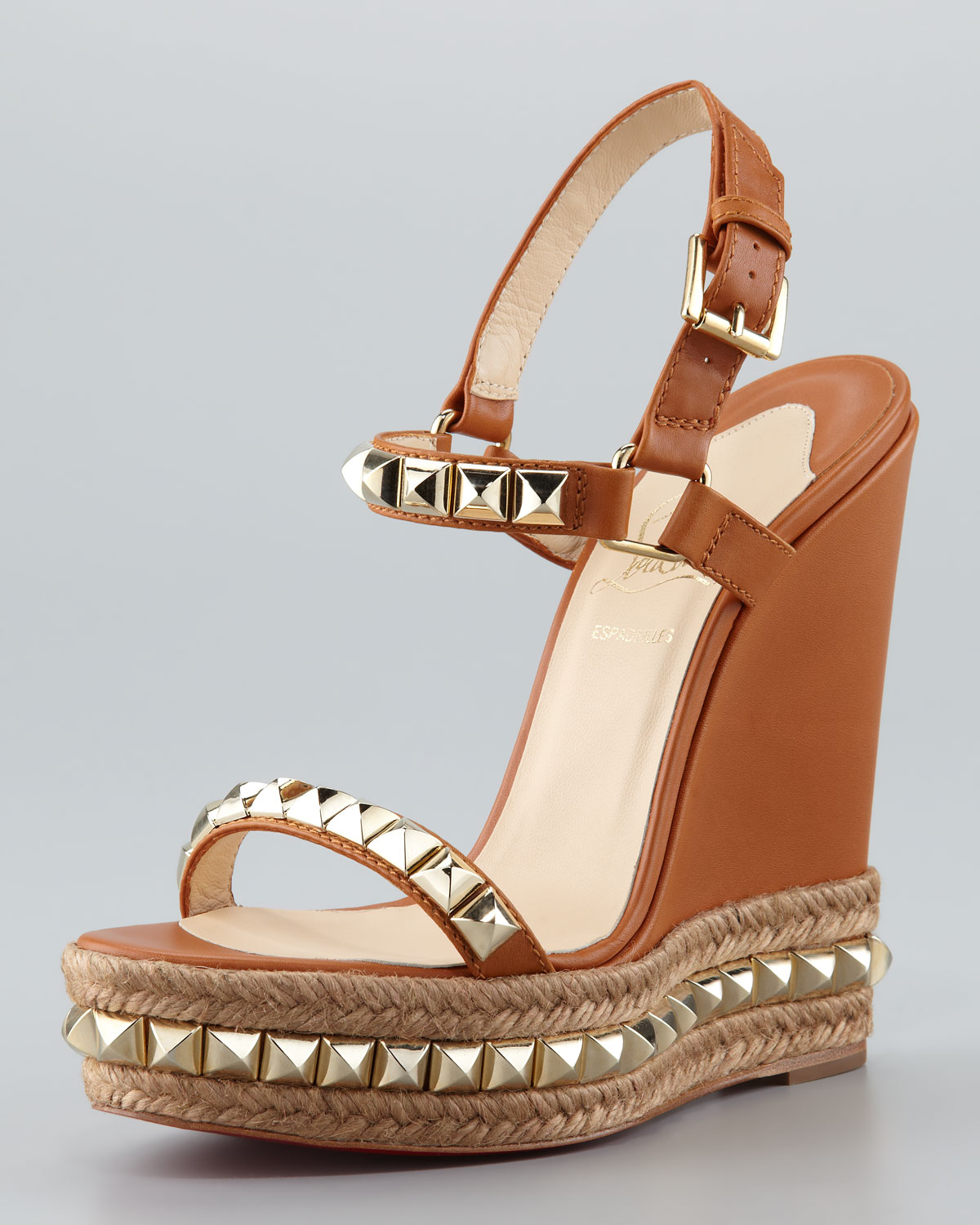 louboutin espadrille wedge