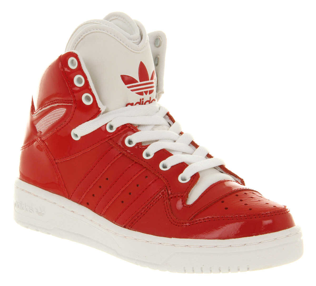adidas shoes with red heart