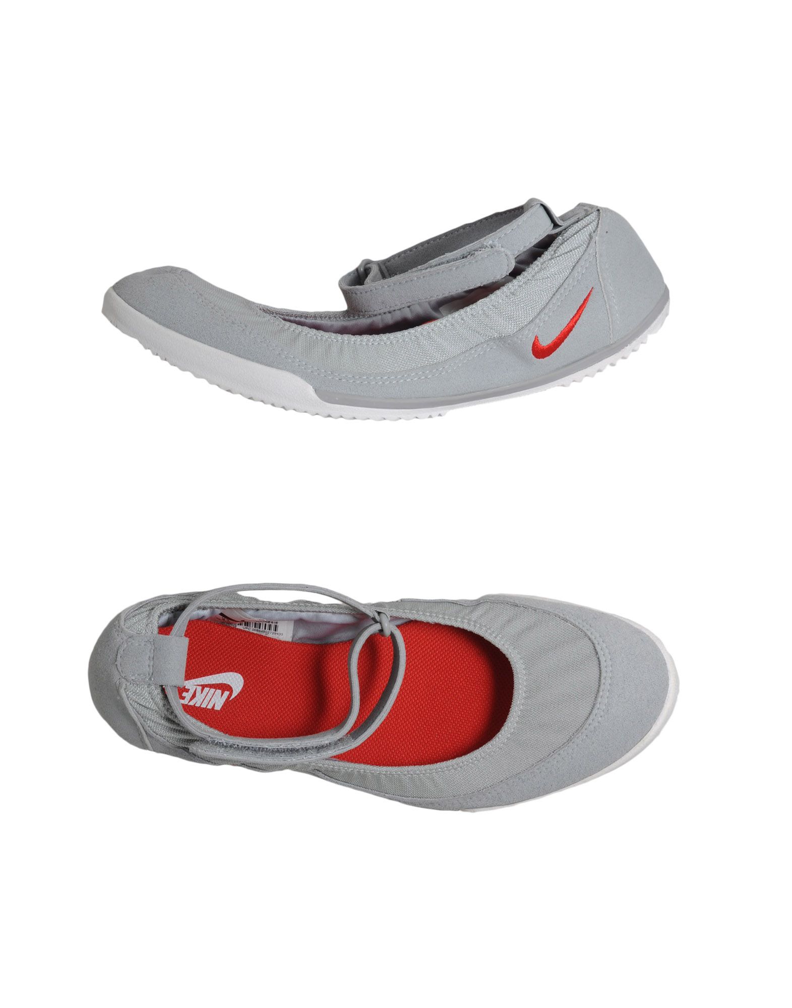 Nike Ballet Flats in Grey (Gray) - Lyst