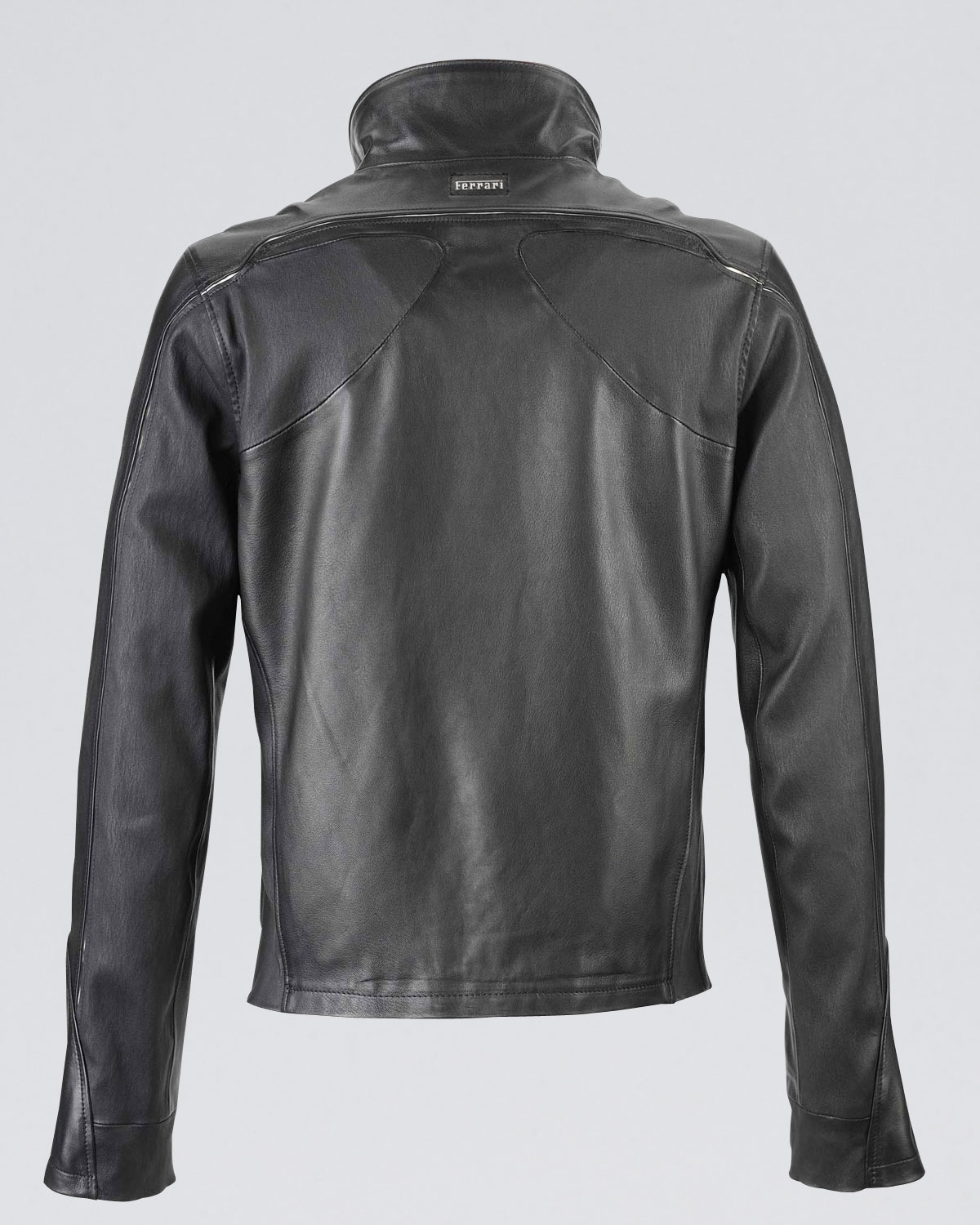 Ferrari Leather Jacket in Black for Men - Lyst
