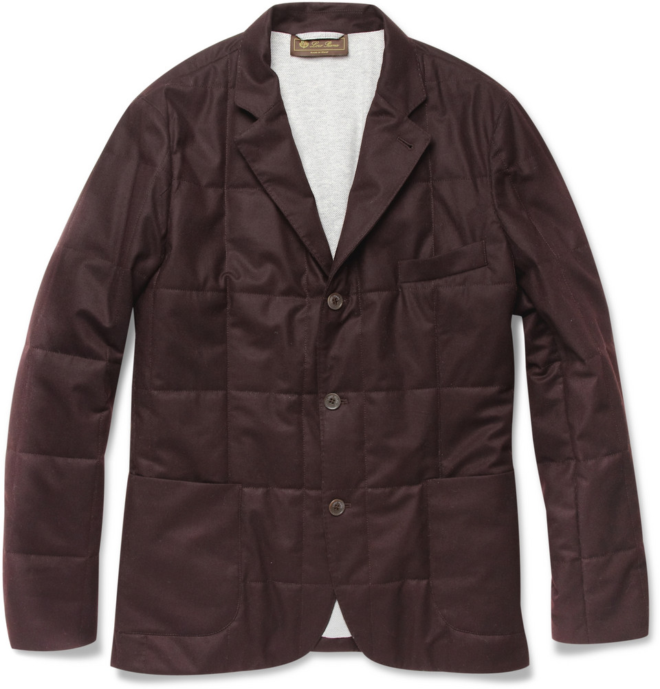 Loro Piana Storm System Jacket Loro piana Storm System Quilted Baby Cashmere Jacket in Brown for Men