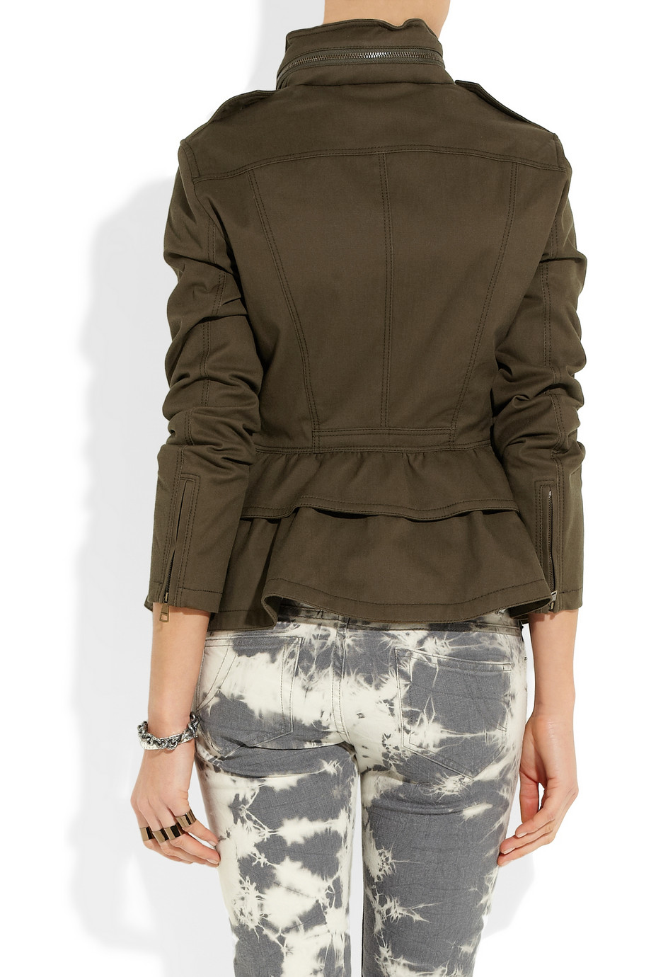 burberry peplum jacket