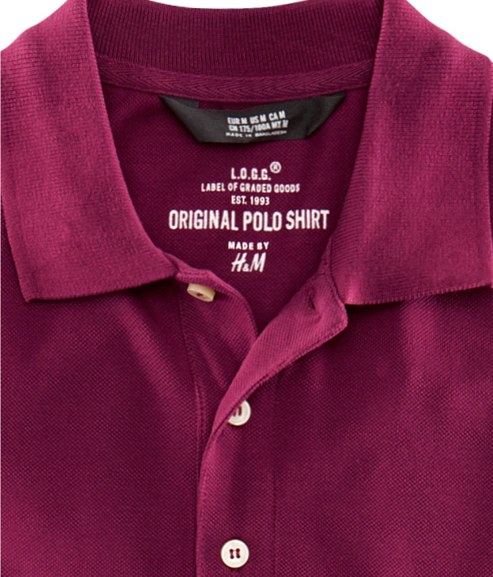 hm long sleeve polo