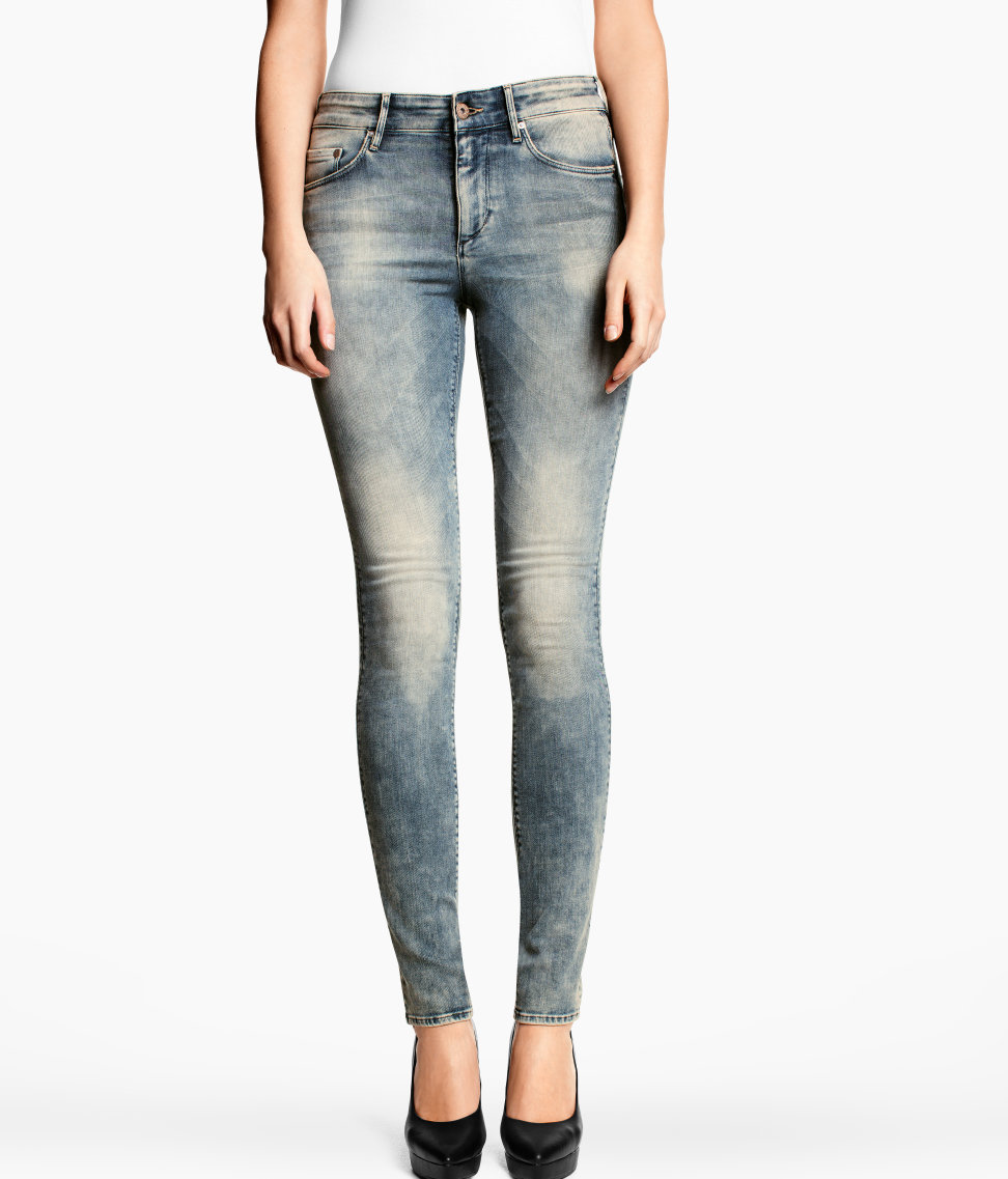 h and m blue jeans