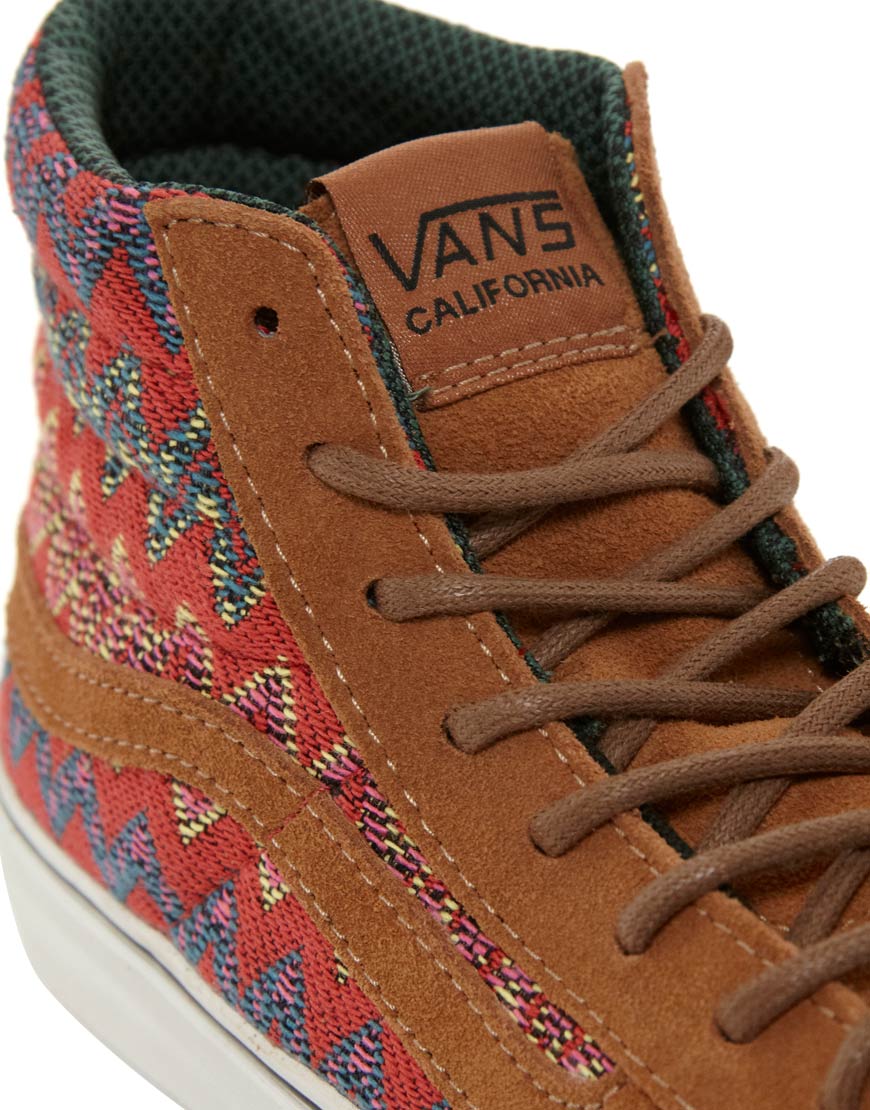 vans high tops Brown