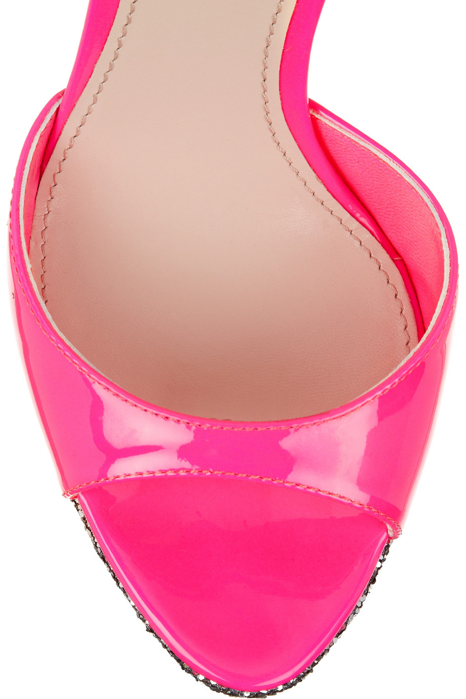 miu miu glitter sandals