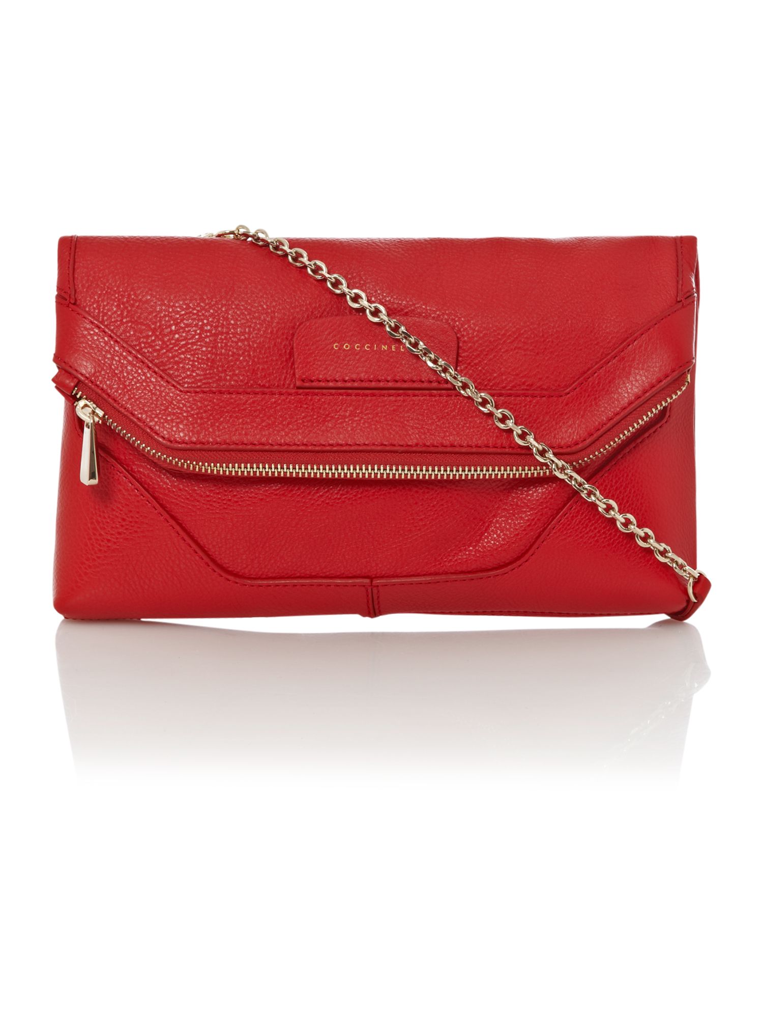 Coccinelle Square Small Crossbody Bag in Red | Lyst