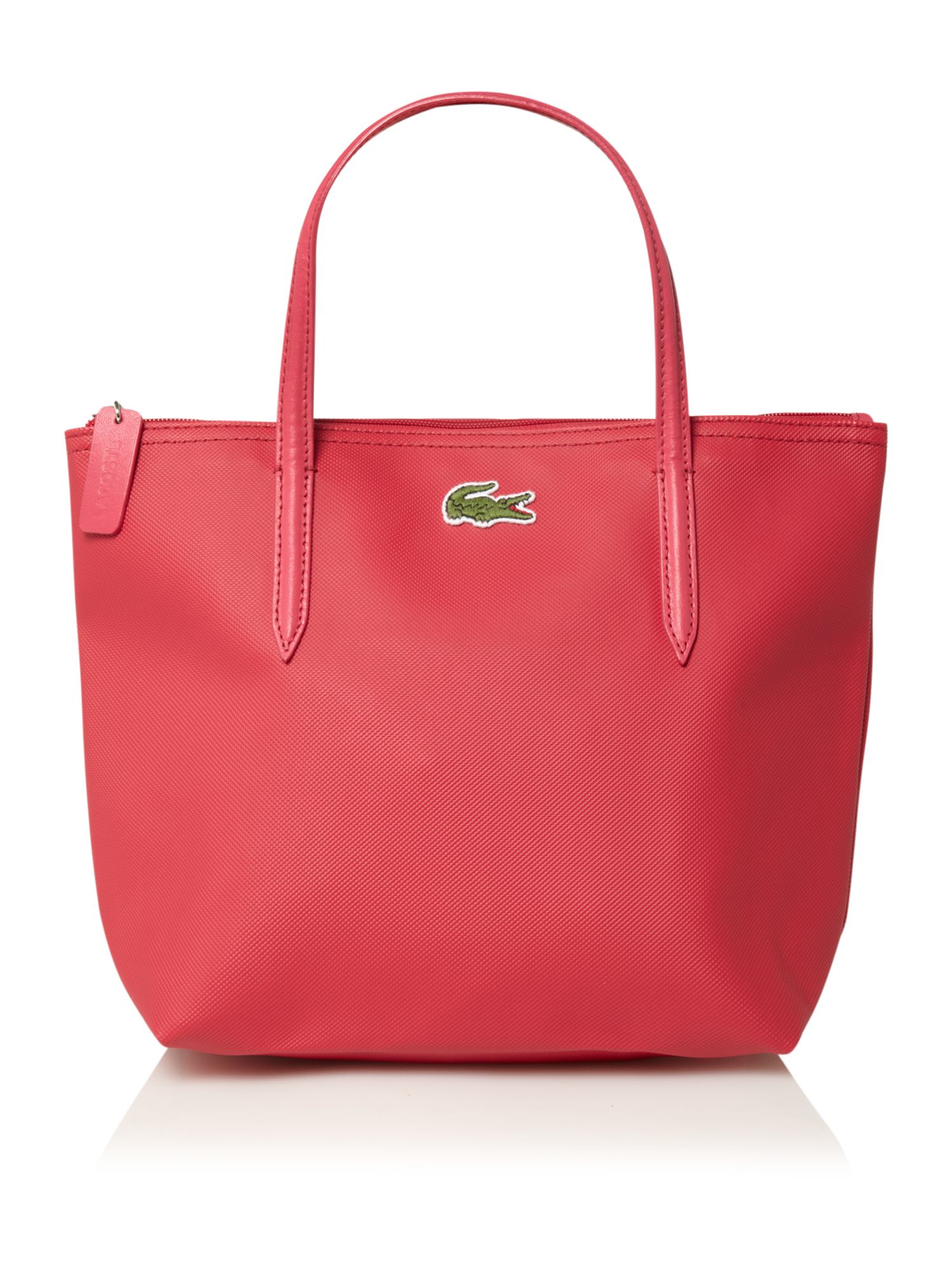 Lacoste Pique Small Tote in Purple (Pink) Lyst